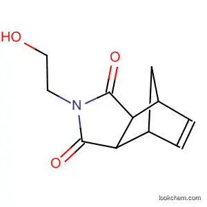 Molecular Structure of 1873-11-6 (2-(2-hydroxyethyl)-3a,4,7,7a-tetrahydro-1H-4,7-methanoisoindole-1,3(2H)-dione)