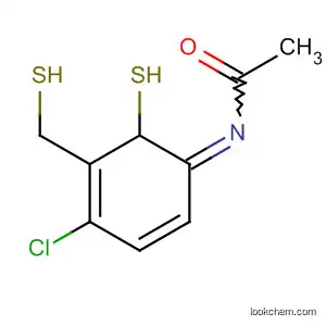 Molecular Structure of 19331-32-9 (Acetamide, N-(6-chloro-3H-1,2-benzodithiol-3-ylidene)-)