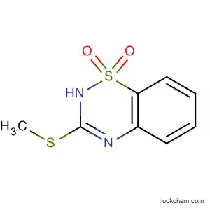 Molecular Structure of 20926-33-4 (2H-1,2,4-Benzothiadiazine, 3-(methylthio)-, 1,1-dioxide)