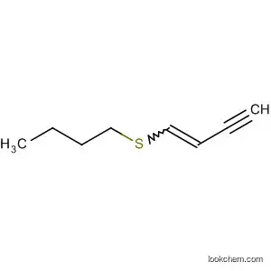 Molecular Structure of 22544-17-8 (1-Buten-3-yne, 1-(butylthio)-)