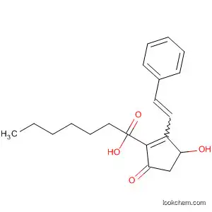 1-Cyclopentene-1-heptanoic acid, 3-hydroxy-5-oxo-2-(2-phenylethenyl)-