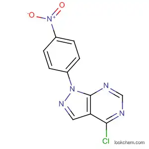 Molecular Structure of 23000-49-9 (4-Chloro-1-(4-nitrophenyl)-1H-pyrazolo[3,4-d]pyriMidine)