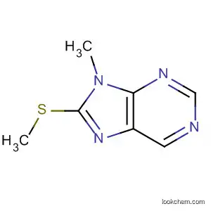 Molecular Structure of 24851-51-2 (9H-Purine, 9-methyl-8-(methylthio)-)