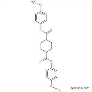 Molecular Structure of 26379-55-5 (1,4-Cyclohexanedicarboxylic acid, bis(4-methoxyphenyl) ester, trans-)
