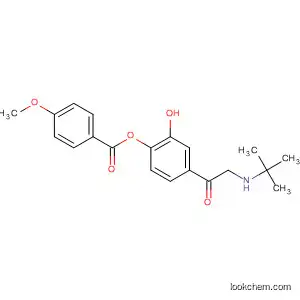 Benzoic acid, 4-methoxy-,
4-[[(1,1-dimethylethyl)amino]acetyl]-2-hydroxyphenyl ester