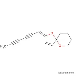 Molecular Structure of 3306-40-9 (1,6-Dioxaspiro[4.5]dec-3-ene, 2-(2,4-hexadiynylidene)-, (E)-)