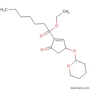 1-Cyclopentene-1-heptanoic acid,
5-oxo-3-[(tetrahydro-2H-pyran-2-yl)oxy]-, ethyl ester