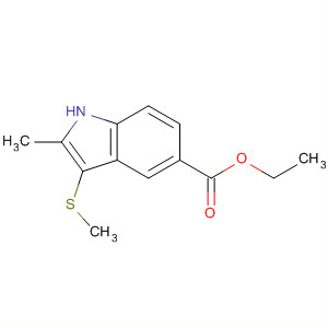Ethyl 2-methyl-3-methylsulfanyl-1h-indole-5-carboxylate