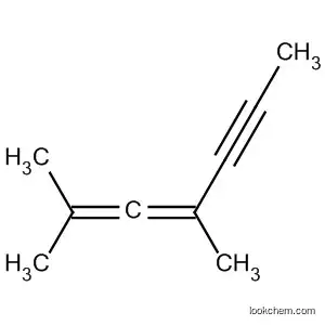 Molecular Structure of 41898-89-9 (2,4-Dimethyl-2,3-heptadien-5-yne)