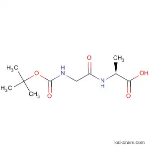Molecular Structure of 42291-52-1 (L-Alanine, N-[N-[(1,1-dimethylethoxy)carbonyl]glycyl]-)
