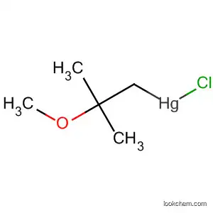 Molecular Structure of 4267-54-3 ((2-Methoxy-2-methylpropyl)mercury(II) chloride)