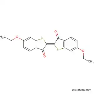 Molecular Structure of 42917-57-7 (Benzo[b]thiophen-3(2H)-one,
6-ethoxy-2-(6-ethoxy-3-oxobenzo[b]thien-2(3H)-ylidene)-, (E)-)