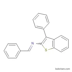 Molecular Structure of 51324-20-0 (3-Phenyl-N-(phenylmethylene)benzo[b]thiophen-2-amine)