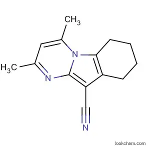 Molecular Structure of 52773-58-7 (2,4-dimethyl-6,7,8,9-tetrahydropyrimido[1,2-a]indole-10-carbonitrile)