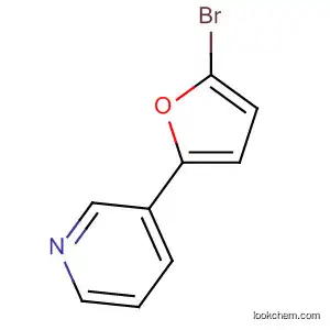 Pyridine, 3-(5-bromo-2-furanyl)-