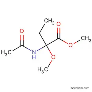 Molecular Structure of 57294-55-0 (Butanoic acid, 2-(acetylamino)-2-methoxy-, methyl ester)