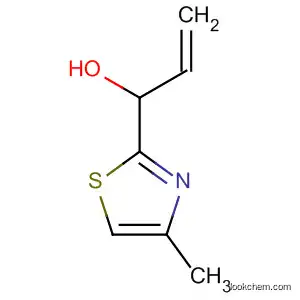 Molecular Structure of 59020-78-9 (2-Thiazolemethanol, a-ethenyl-4-methyl-)