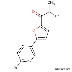 Molecular Structure of 59194-98-8 (1-Propanone, 2-bromo-1-[5-(4-bromophenyl)-2-furanyl]-)