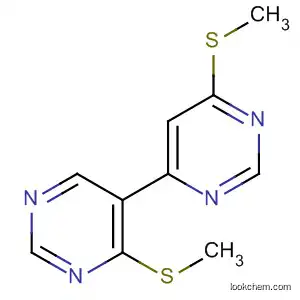 Molecular Structure of 59549-36-9 (4',6-Bis(methylthio)-4,5'-bipyrimidine)