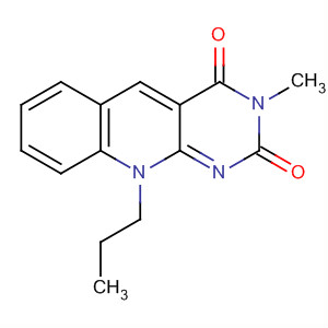Pyrimido[4,5-b]quinoline-2,4(3H,10H)-dione, 3-methyl-10-propyl- cas  59997-15-8