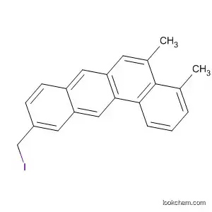 Molecular Structure of 60786-50-7 (Benz[a]anthracene, 7-(iodomethyl)-1,12-dimethyl-)