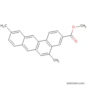 Molecular Structure of 60786-57-4 (Benz[a]anthracene-2-carboxylic acid, 7,12-dimethyl-, methyl ester)