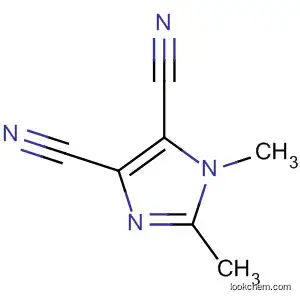 Molecular Structure of 61053-16-5 (1,2-Dimethyl-1H-Imidazole-4,5-Dicarbonitrile)