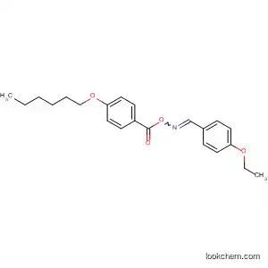 Molecular Structure of 61096-30-8 (Benzaldehyde, 4-ethoxy-, O-[4-(hexyloxy)benzoyl]oxime)