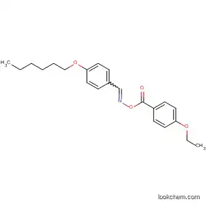 Molecular Structure of 61096-40-0 (Benzaldehyde, 4-(hexyloxy)-, O-(4-ethoxybenzoyl)oxime)