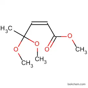 Molecular Structure of 61203-77-8 ((Z)-4,4-Dimethoxy-2-pentenoic acid methyl ester)
