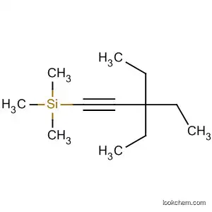Molecular Structure of 61227-90-5 (3,3-Diethyl-1-trimethylsilyl-1-pentyne)