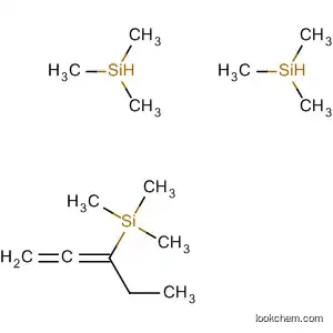 Molecular Structure of 61227-93-8 (1,1,3-Tris(trimethylsilyl)-1,2-pentadiene)