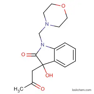 3-hydroxy-1-(4-morpholinylmethyl)-3-(2-oxopropyl)-1,3-dihydro-2H-indol-2-one