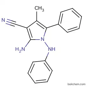 1H-Pyrrole-3-carbonitrile, 2-amino-4-methyl-5-phenyl-1-(phenylamino)-
