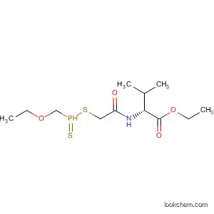 Molecular Structure of 61425-52-3 (D-Valine, N-[[(ethoxymethylphosphinothioyl)thio]acetyl]-, ethyl ester, (S)-)
