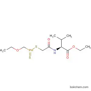 Molecular Structure of 61425-53-4 (L-Valine, N-[[(ethoxymethylphosphinothioyl)thio]acetyl]-, ethyl ester, (R)-)