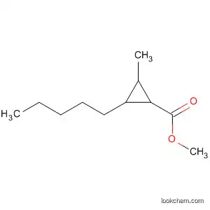 Molecular Structure of 61452-46-8 (2-Methyl-3-pentylcyclopropanecarboxylic acid methyl ester)