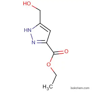 Molecular Structure of 61453-48-3 (ethyl 5-(hydroxymethyl)-1H-pyrazole-3-carboxylate)