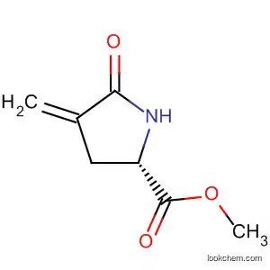 Molecular Structure of 61541-27-3 (Proline, 4-methylene-5-oxo-, methyl ester)