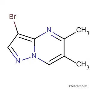 Molecular Structure of 61552-57-6 (3-BROMO-5,6-DIMETHYLPYRAZOLO[1,5-A]PYRIMIDINE)