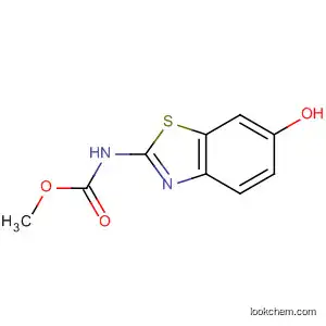 Molecular Structure of 61610-56-8 (Carbamic acid, (6-hydroxy-2-benzothiazolyl)-, methyl ester (9CI))