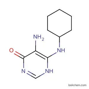 4(1H)-Pyrimidinone, 5-amino-6-(cyclohexylamino)-