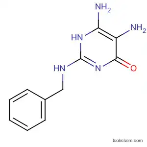 4(1H)-Pyrimidinone, 5,6-diamino-2-[(phenylmethyl)amino]-