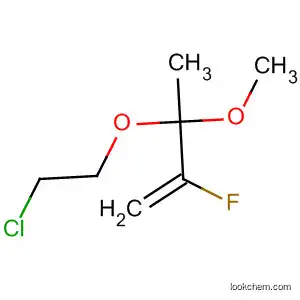 Molecular Structure of 61779-46-2 (1-Butene, 3-(2-chloroethoxy)-2-fluoro-3-methoxy-)