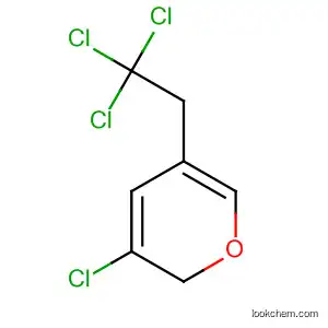 Molecular Structure of 61856-24-4 (2H-Pyran, 3-chlorotetrahydro-5-(2,2,2-trichloroethyl)-)