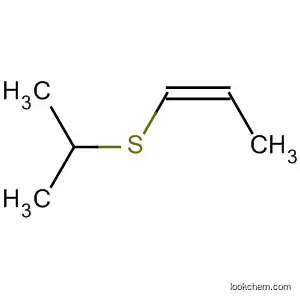 Molecular Structure of 61865-97-2 (1-Propene, 1-[(1-methylethyl)thio]-, (Z)-)