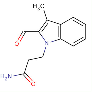 1H-Indole-1-propanamide, 2-formyl-3-methyl-