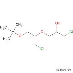 Molecular Structure of 61947-78-2 (2-Propanol, 1-chloro-3-[2-chloro-1-[(1,1-dimethylethoxy)methyl]ethoxy]-)