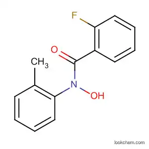 Benzamide, 2-fluoro-N-hydroxy-N-(2-methylphenyl)-