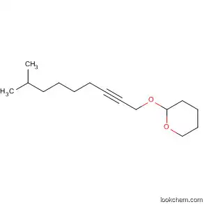 Molecular Structure of 62088-66-8 (2H-Pyran, tetrahydro-2-[(8-methyl-2-nonynyl)oxy]-)